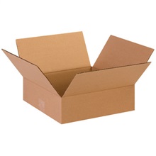 12'' - 13'' - 075-0107769 - 13'' x 13'' x 4'' Flat Corrugated Boxes