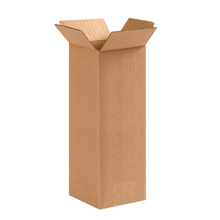 3'' - 8'' - 075-0107684 - 4'' x 4'' x 10'' Tall Corrugated Boxes