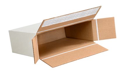 Self-Seal Full Overlap Side-Loading Cartons - 075-0110965 - 9 1/4'' x 3'' x 6 3/4'' Self Seal Side Loading Box