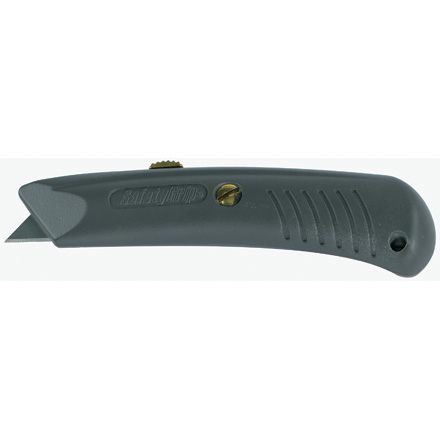 Knives - 356-0114545 - Safety Grip Utility Knife - Gray