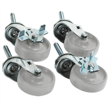 Roll Storage Stands - 140-0117455 - Caster Set (4) for Roll Storage System