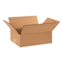 12'' - 13'' - 075-0110534 - 12'' x 9'' x 4'' Flat Corrugated Boxes