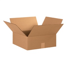 14''-17'' - 075-0107830 - 15'' x 15'' x 6'' Flat Corrugated Boxes