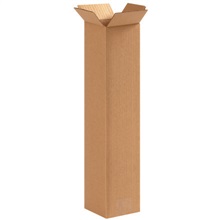 3'' - 8'' - 075-0108134 - 4'' x 4'' x 18'' Tall Corrugated Boxes