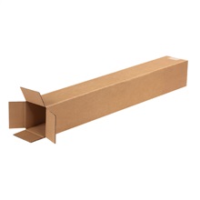 3'' - 8'' - 075-0110555 - 4'' x 4'' x 28'' Tall Corrugated Boxes