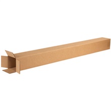 3'' - 8'' - 075-0108310 - 4'' x 4'' x 48'' Tall Corrugated Boxes