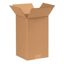 3'' - 8'' - 075-0110566 - 7'' x 7'' x 12'' Tall Corrugated Boxes