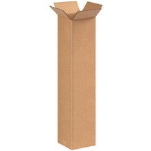 3'' - 8'' - 075-0110574 - 8'' x 8'' x 36'' Tall Corrugated Boxes