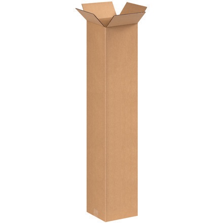 3'' - 8'' - 075-0110576 - 8'' x 8'' x 42'' Tall Corrugated Boxes