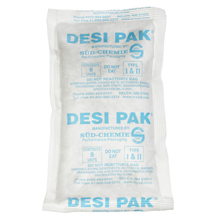 Clay Desiccants - Tyvek Bags - 335-0112037 - 5