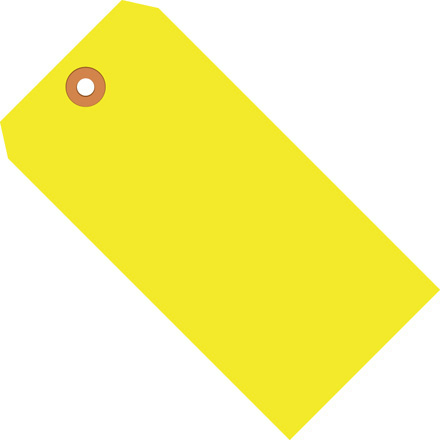 13 Pt. Fluorescent Shipping Tags - 218-0113512 - 4 1/4