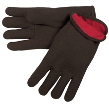 Jersey Cotton Gloves - 264-0114026 - Lined Jersey Cotton Gloves - Large