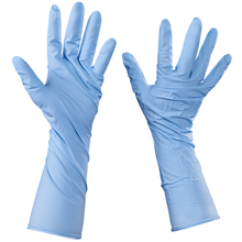 Industrial Grade - 264-0114136 - Nitrile Gloves with Extended Cuffs - Large