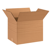 Multi-Depth Corrugated Cartons - 075-0108476 - 16'' x 12'' x 12'' Multi-Depth Corrugated Boxes