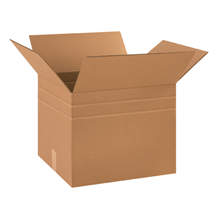 Multi-Depth Corrugated Cartons - 083-0115592 - 18'' x 15'' x 15'' Multi-Depth Corrugated Boxes