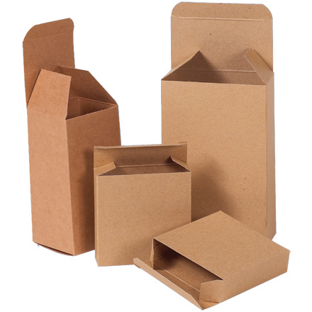 Kraft Reverse Tuck Folding Cartons - 073-0116437 - 2