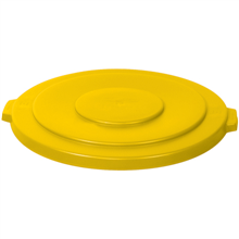 Brute Flat Lid - 353-0116482 - 32 Gallon Brute Container Flat Lid - Yellow