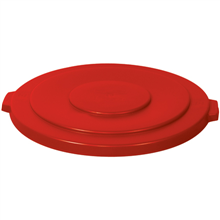 Brute Flat Lid - 353-0116488 - 44 Gallon Brute Container Flat Lid - Red